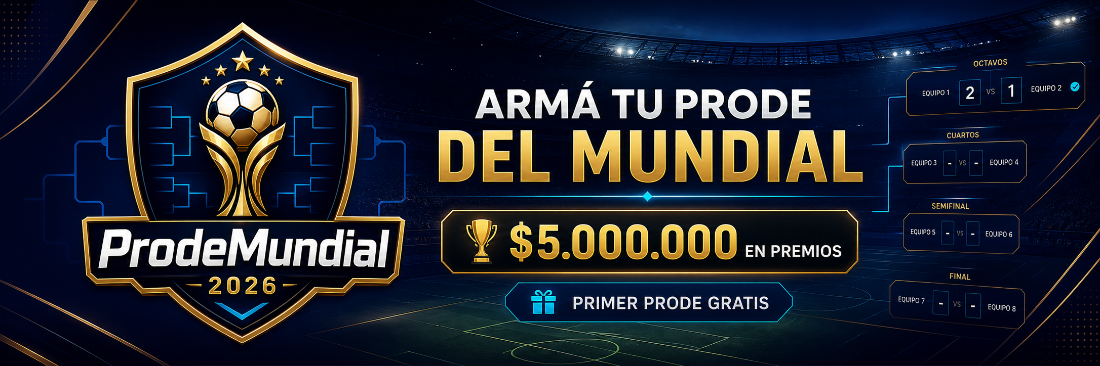 ProdeMundial: armá tu prode del Mundial